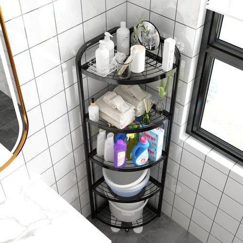 Modern Kitchen Metal Corner Triangle Storage Kitchen Trolley - Ouch Cart