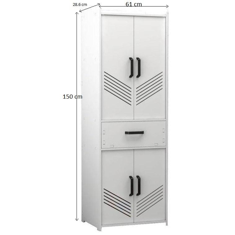 Toilet PVC Corner Storage Long Vanity Bathroom Cabinet With Free Soap Dish By Miza - Ouch Cart