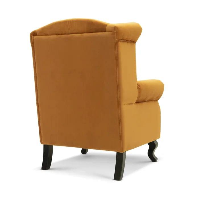 Hayden Wide Tufted Velvet Chair - Ouch Cart
