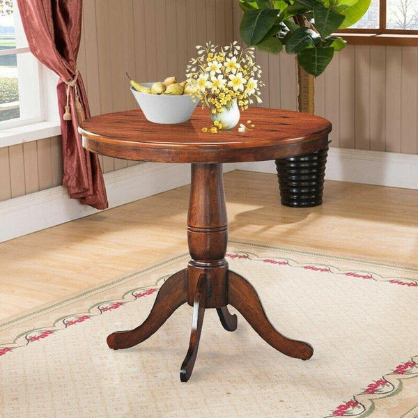 Wooden Sheesham Wood Round Dinning Table