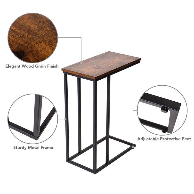 Laptop Table - C Shape Table, End Table & Laptop Table - Ouch Cart