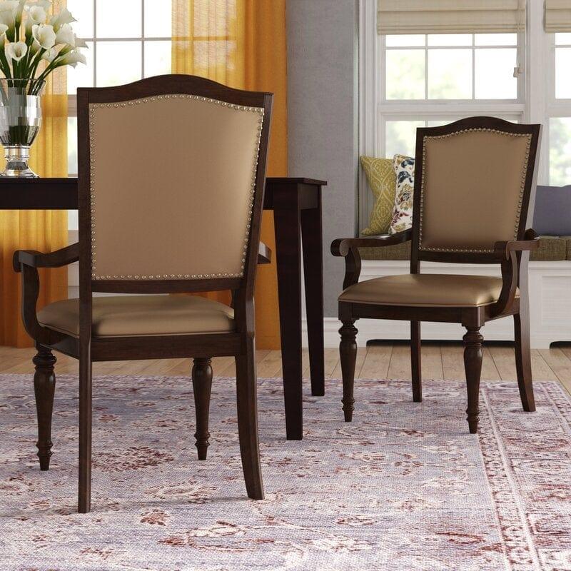 Teak Wood Handmade Arm Chair (Set of 2) - Ouch Cart