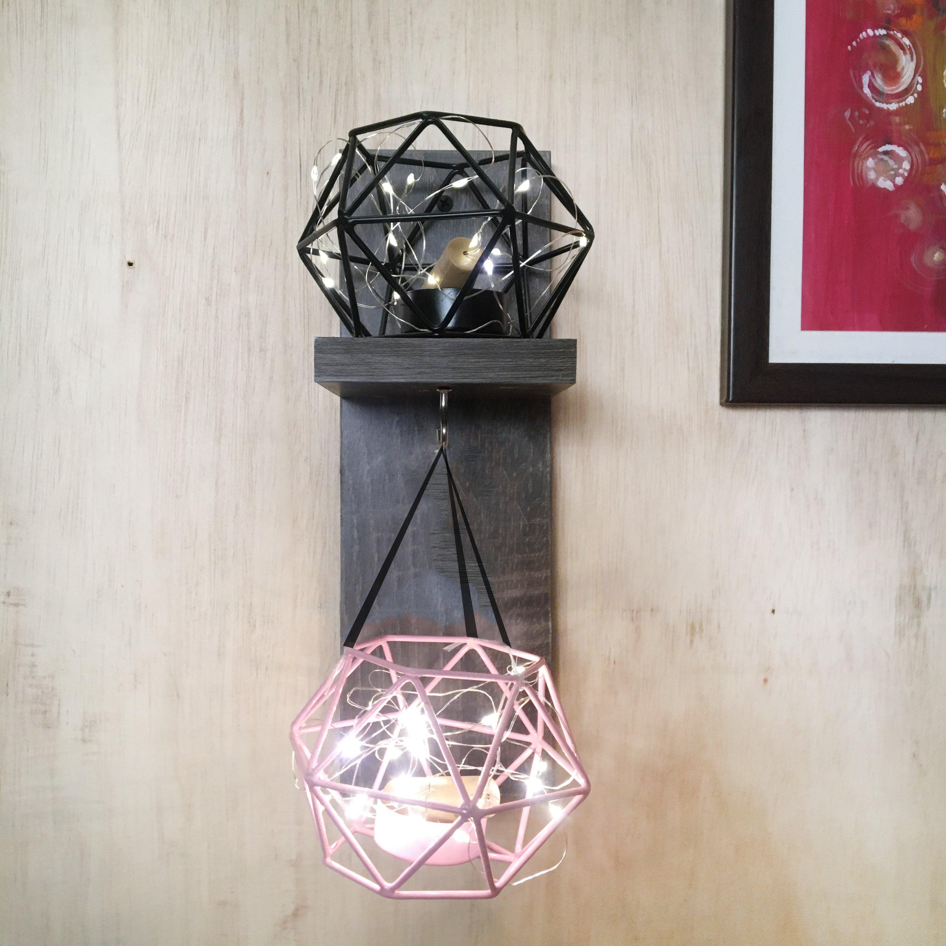 Small Wall Decor Utility Vertical Shelf With Hanging Hook By Miza - Ouch Cart