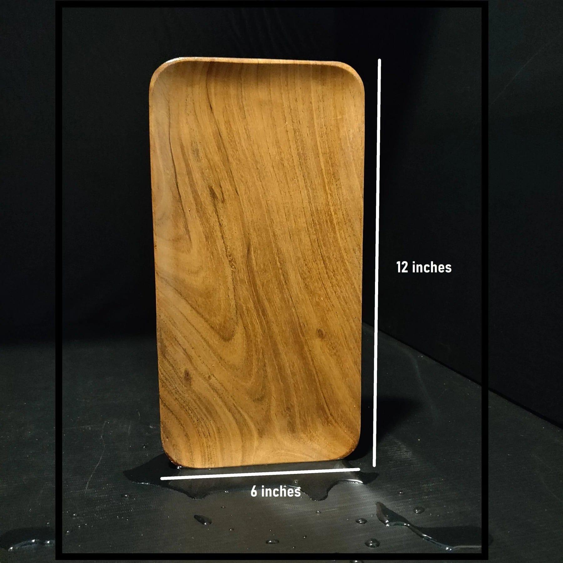 WOODEN SERVING TRAY II PLATTER - Ouch Cart