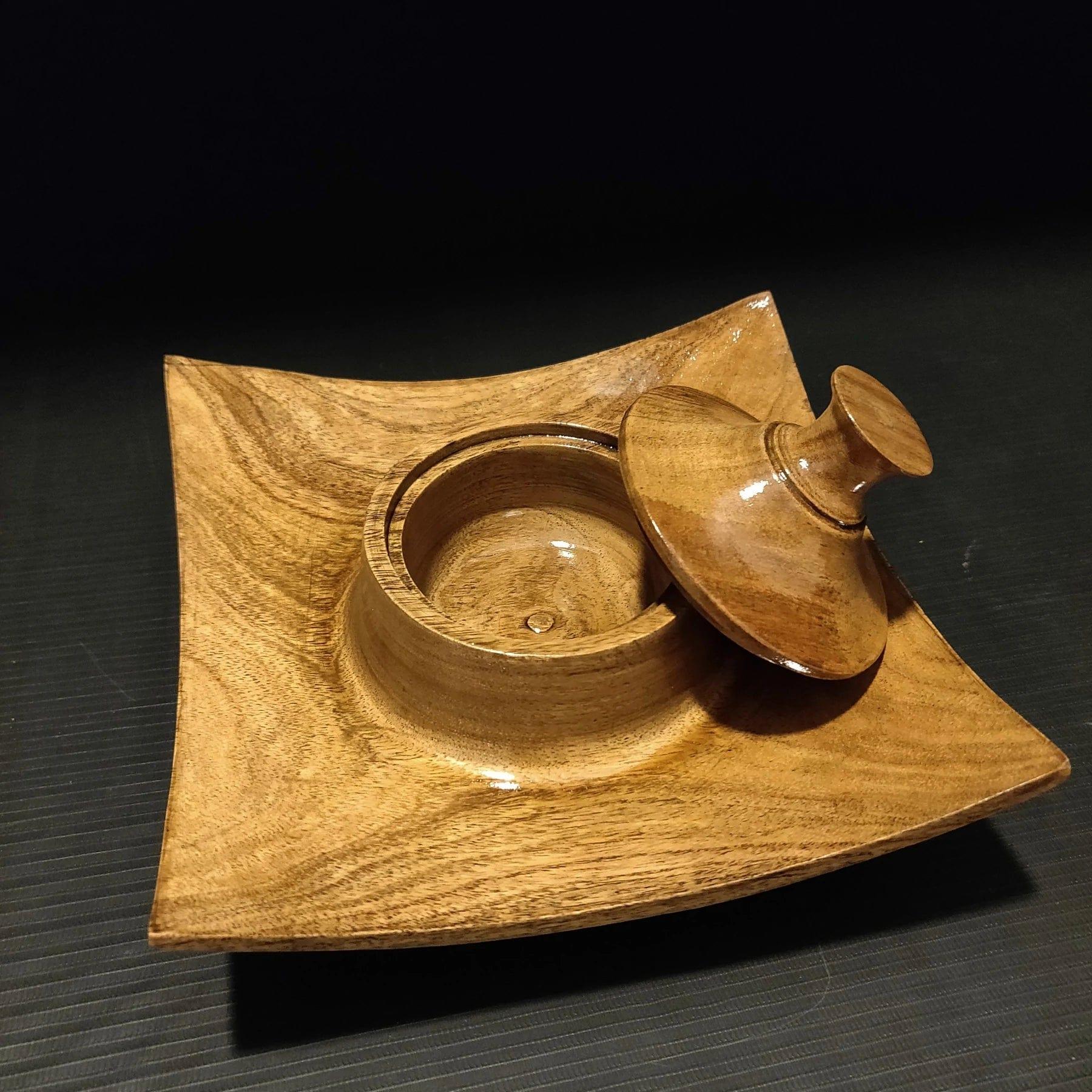 ROYAL LOOK SERVING PLATTER || ACACIA WOOD || FOOD SAFE - Ouch Cart