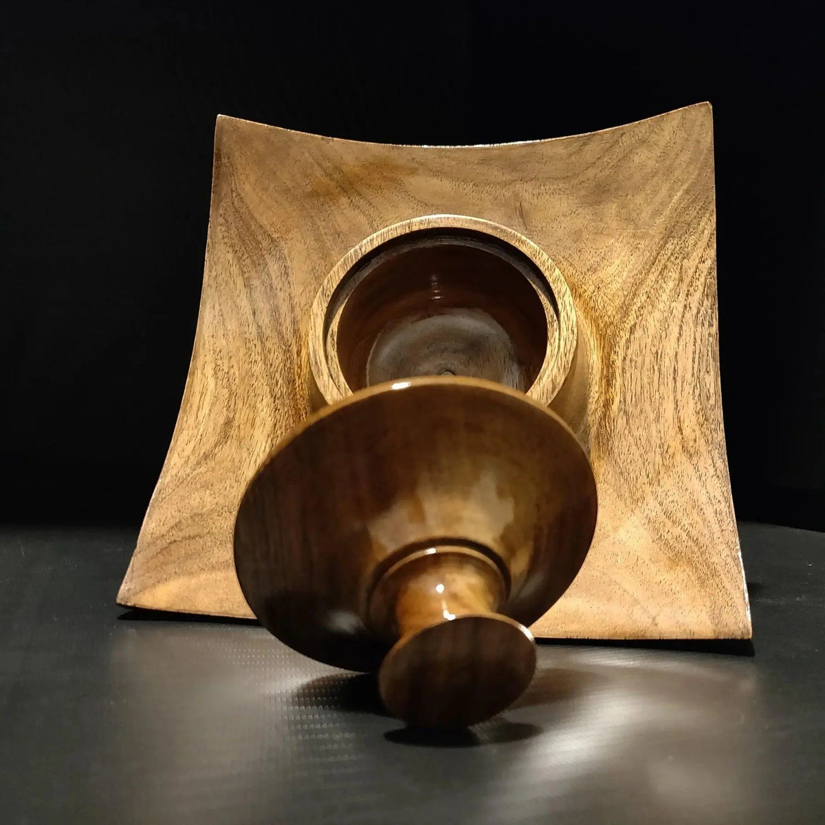 ROYAL LOOK SERVING PLATTER || ACACIA WOOD || FOOD SAFE - Ouch Cart