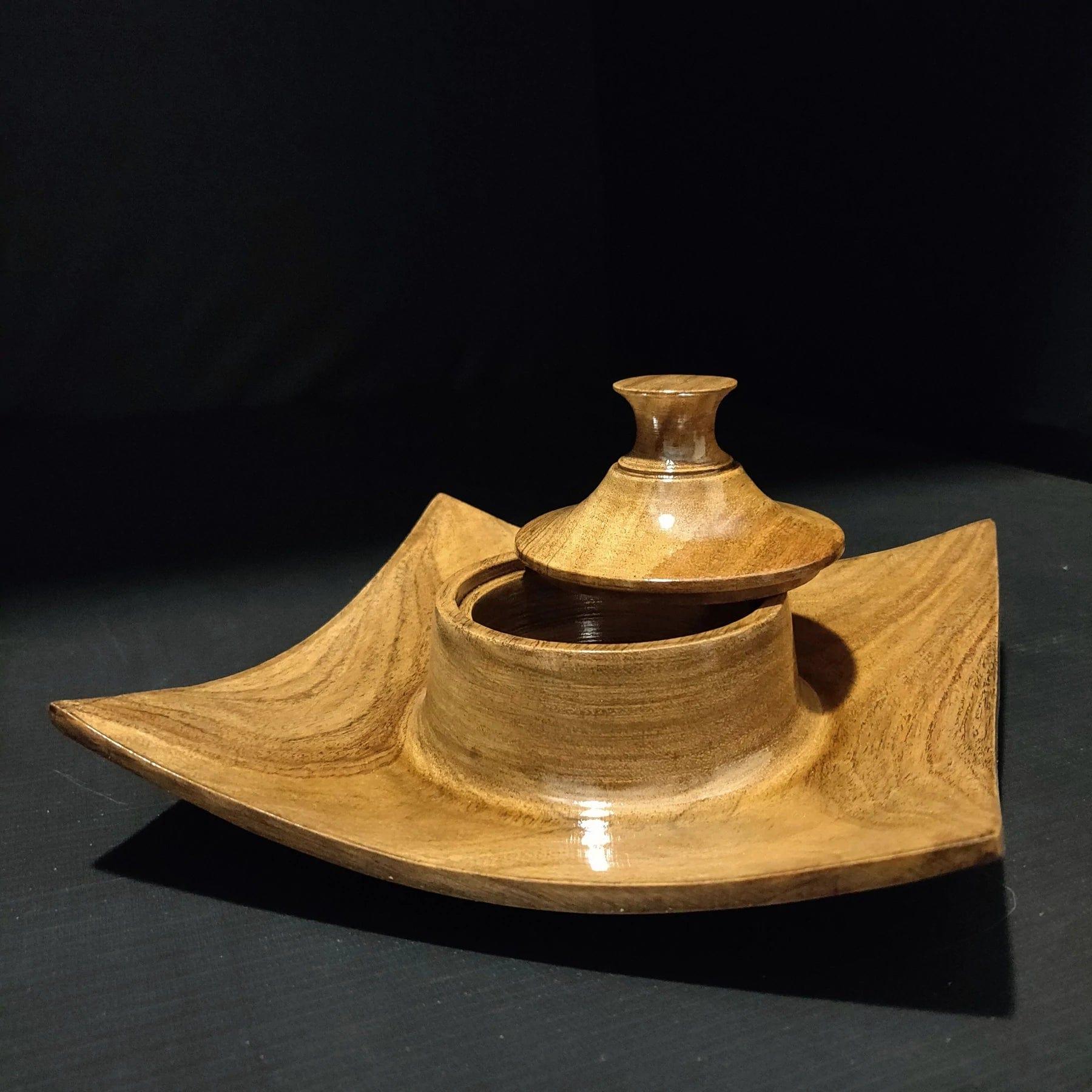 ROYAL LOOK SERVING PLATTER || ACACIA WOOD || FOOD SAFE - Ouch Cart