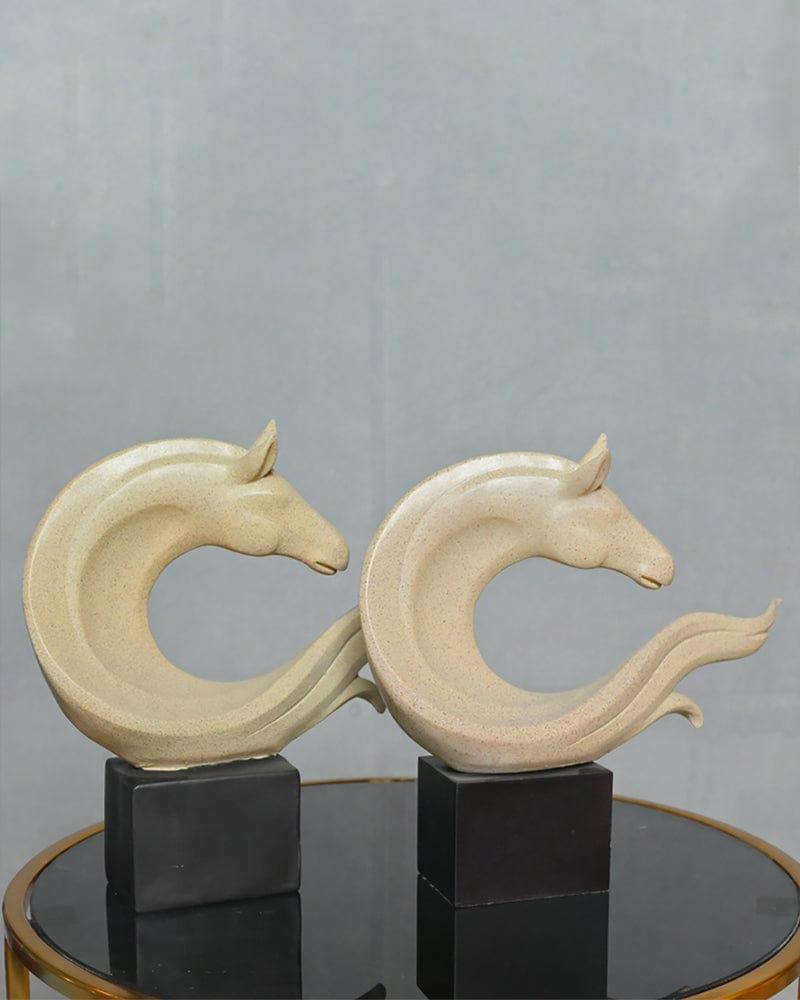 IkbUhPPO4-Order-Happiness-Horse-Table-Decor-Showpiece-(Set-Of-2) - Ouch Cart