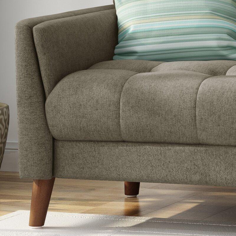 Square Arm Loveseat for living Room Bed Room - Ouch Cart