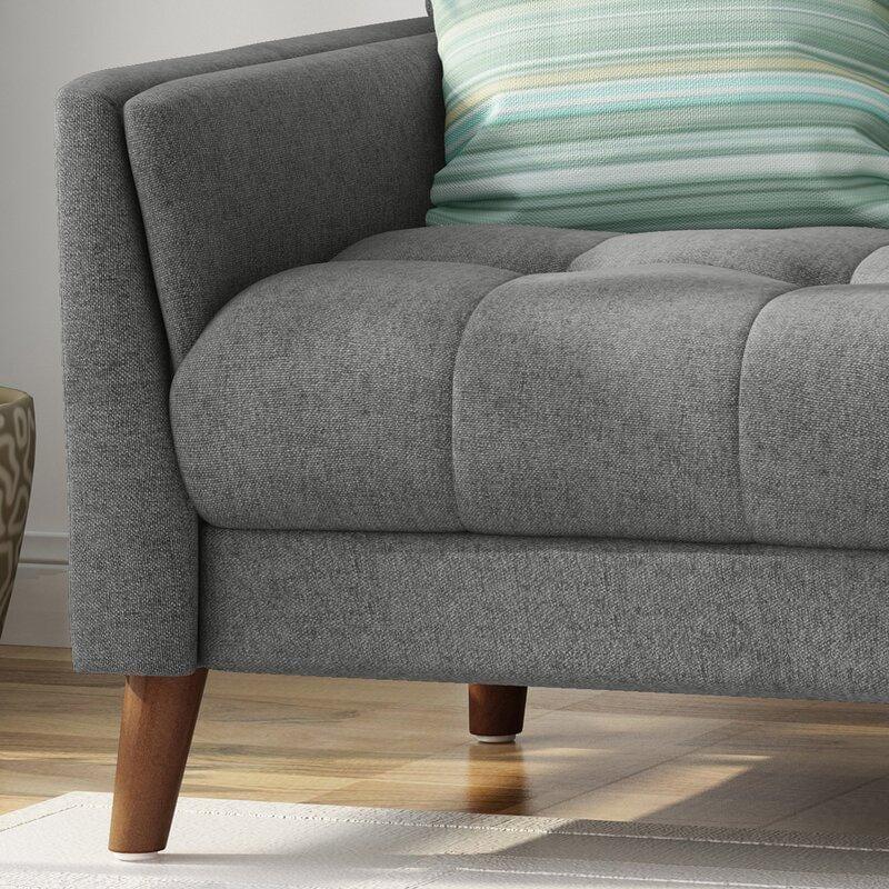 Square Arm Loveseat for living Room Bed Room - Ouch Cart