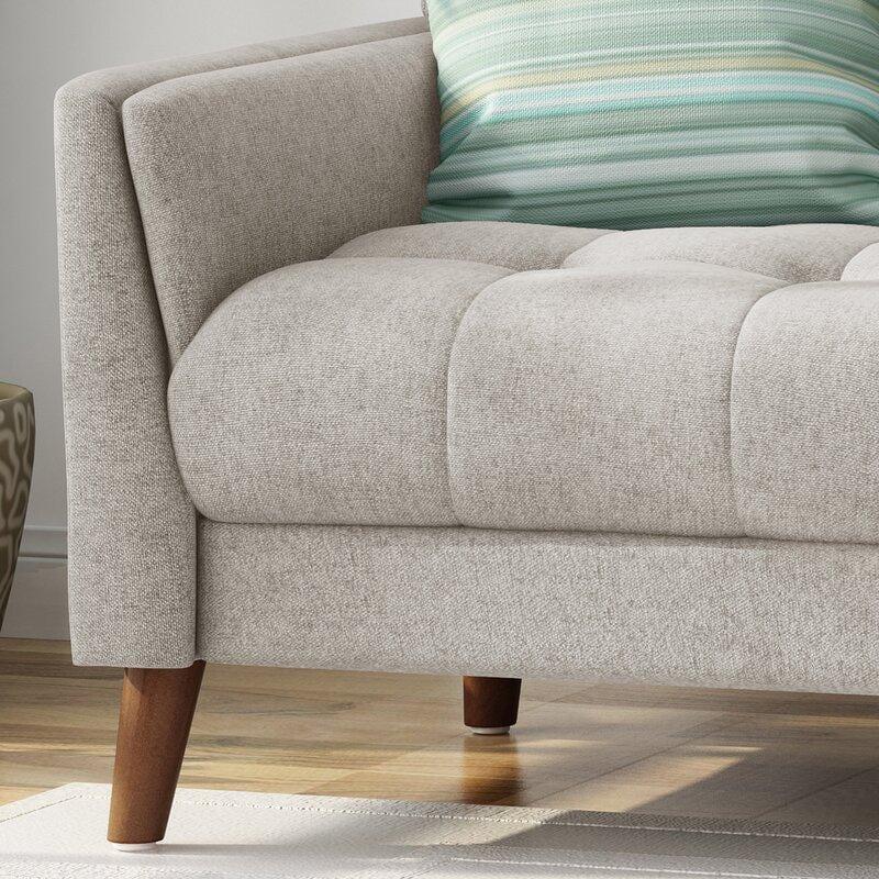Square Arm Loveseat for living Room Bed Room - Ouch Cart