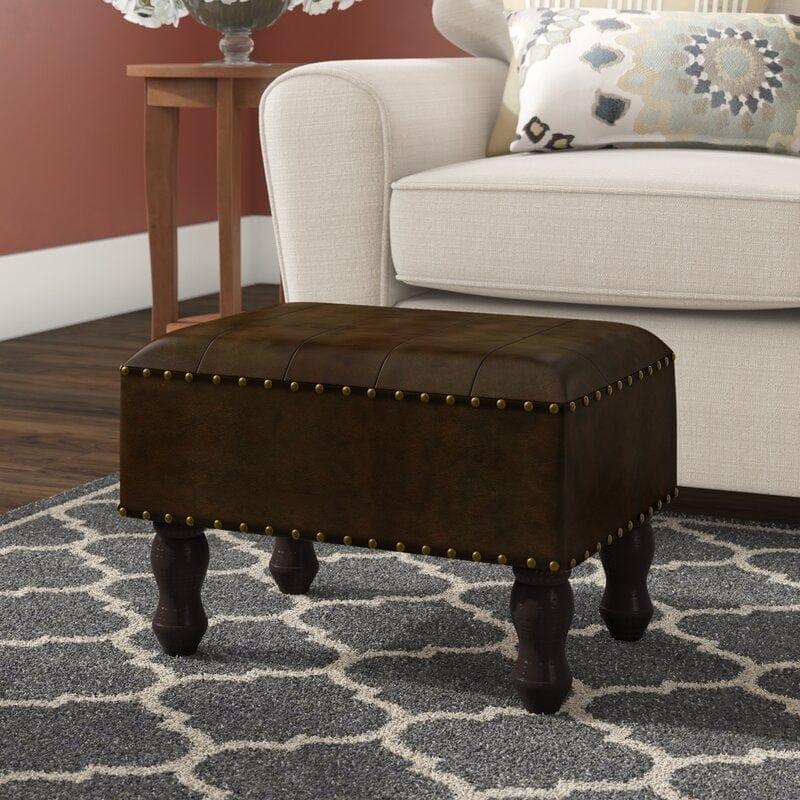 Wide Rectangle Standard Ottoman - Ouch Cart