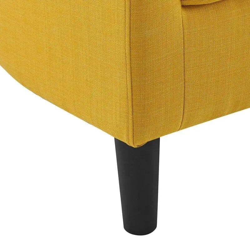 Wide Barrel Chair and Ottoman - Ouch Cart