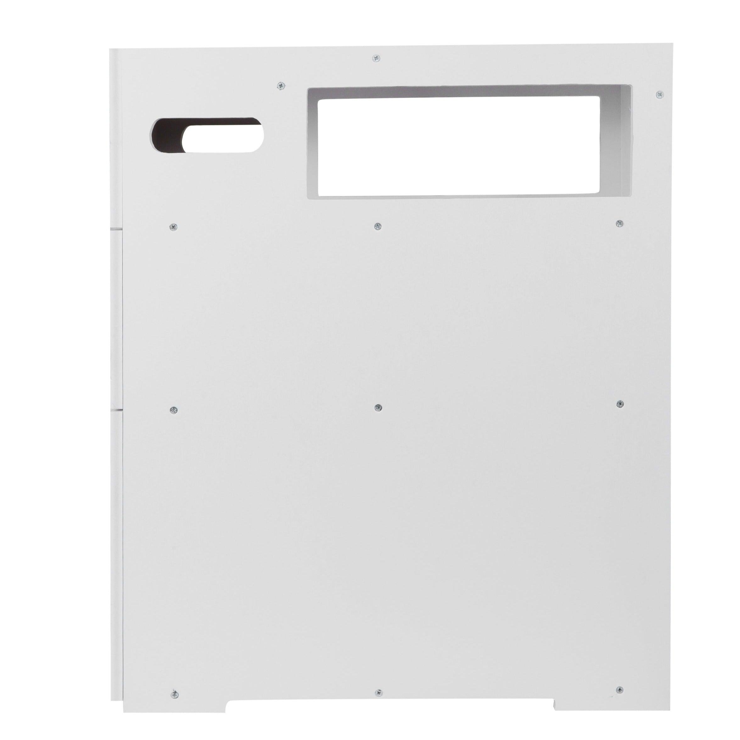 Waterproof PVC Bathroom WC Side Storage Cabinet Racks With Drawer By With Free Soap Dish Miza - Ouch Cart