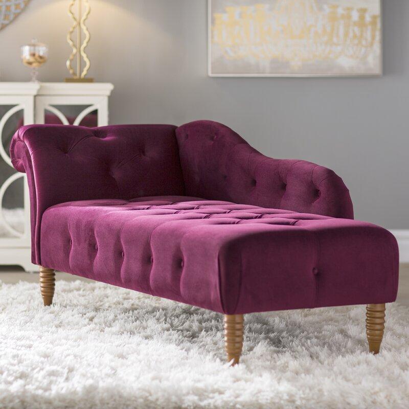 Tufted RightArm Chaise Lounge
