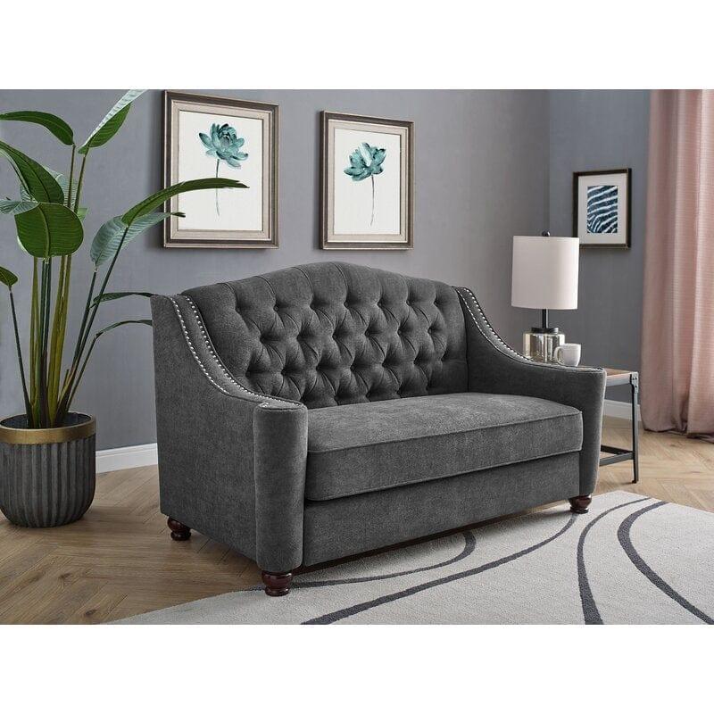 Square Arm Loveseat - Ouch Cart