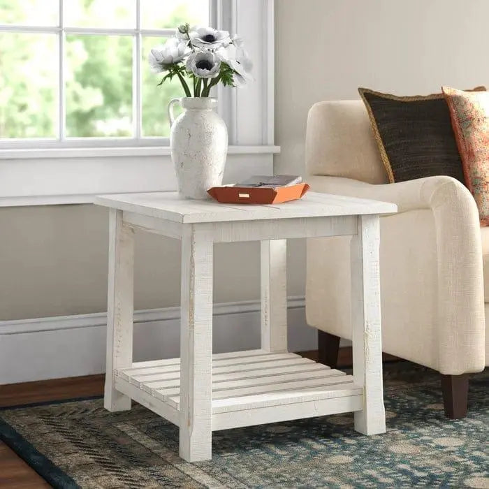 Koffler Solid Wood End Table - Ouch Cart