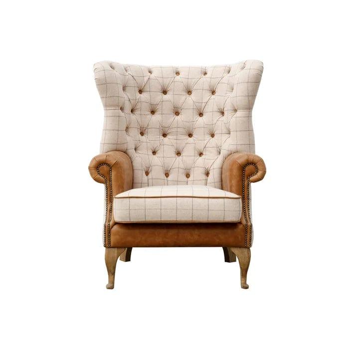Kuster Upholstered Armchair - Ouch Cart | Wing chair
