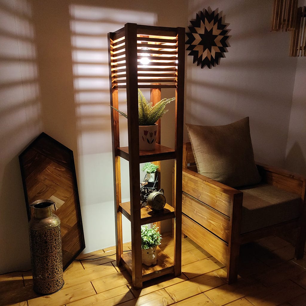 Lighthouse Wooden Floor Lamp