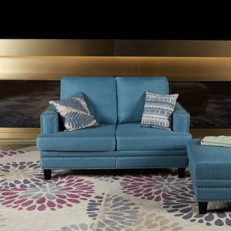 Square Arm Loveseat - Ouch Cart