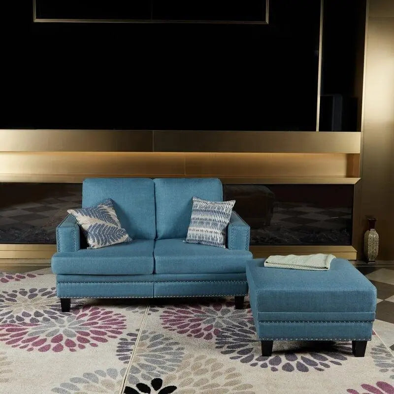 Square Arm Loveseat - Ouch Cart