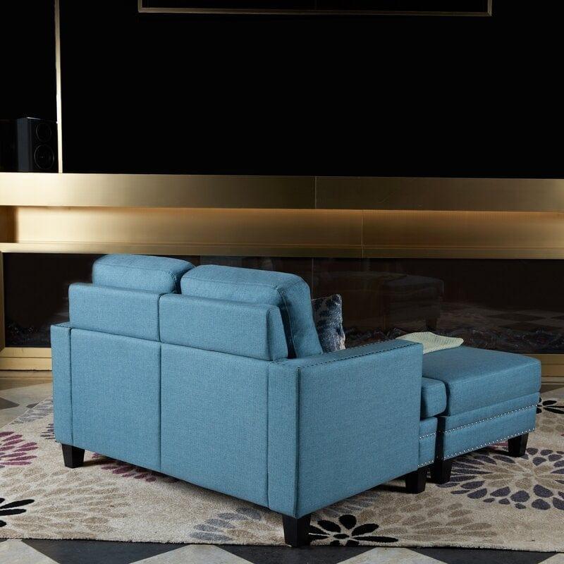 Square Arm Loveseat - Ouch Cart