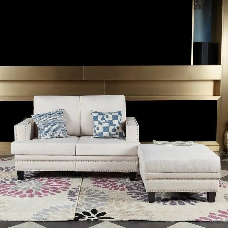 Square Arm Loveseat - Ouch Cart