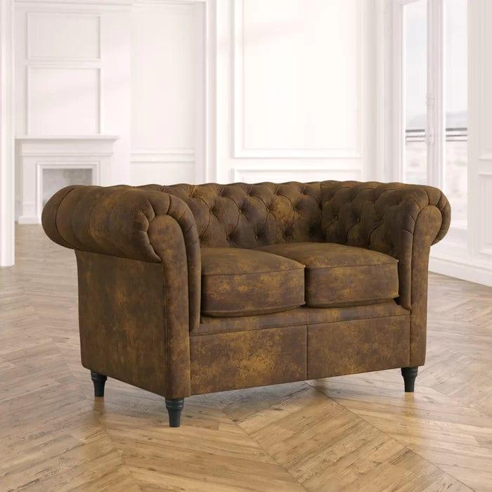 Littlehampton Chesterfield Loveseat - Ouch Cart