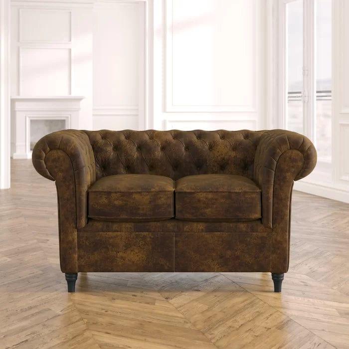 Littlehampton Chesterfield Loveseat - Ouch Cart