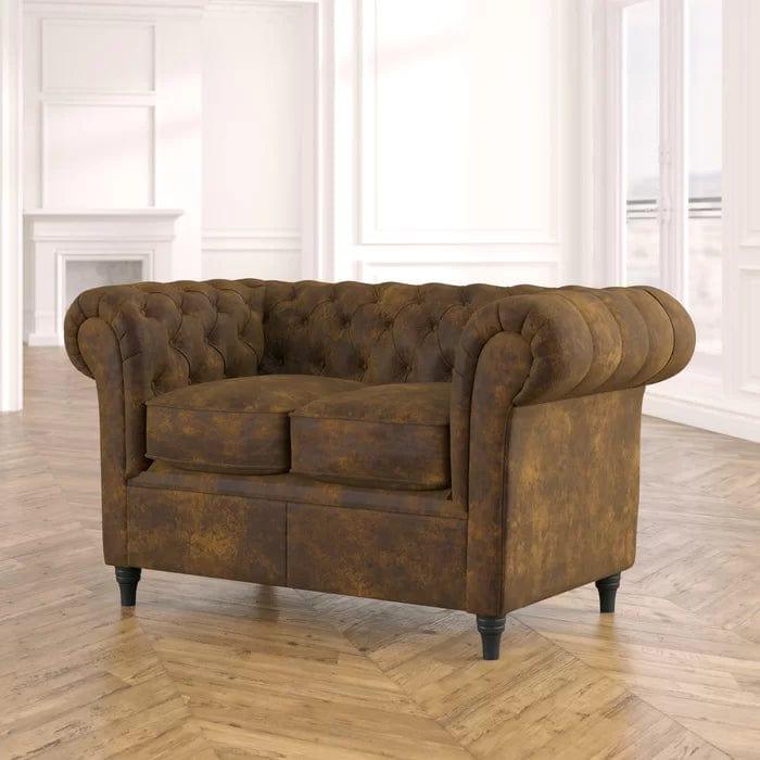 Littlehampton Chesterfield Loveseat - Ouch Cart