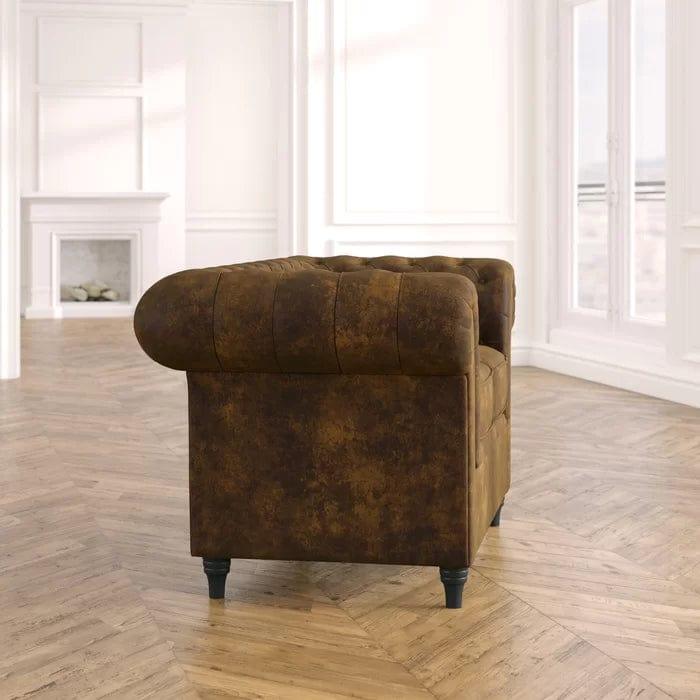 Littlehampton Chesterfield Loveseat - Ouch Cart