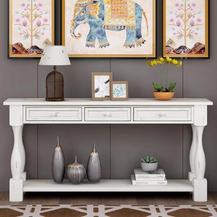 Markes ' Solid Wood Console Table - Ouch Cart