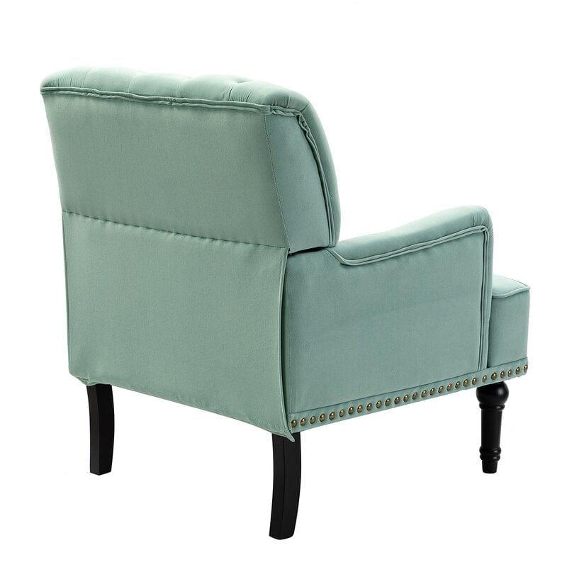 Wide Tufted Armchair (Set of 2) - Ouch Cart