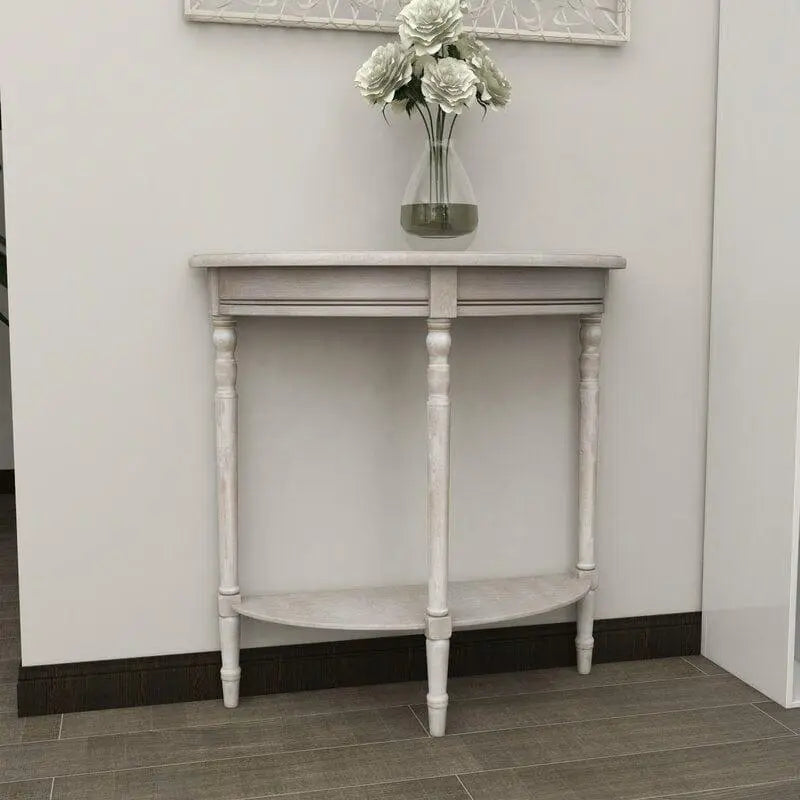 Half Moon shape Wooden Console Table - Ouch Cart