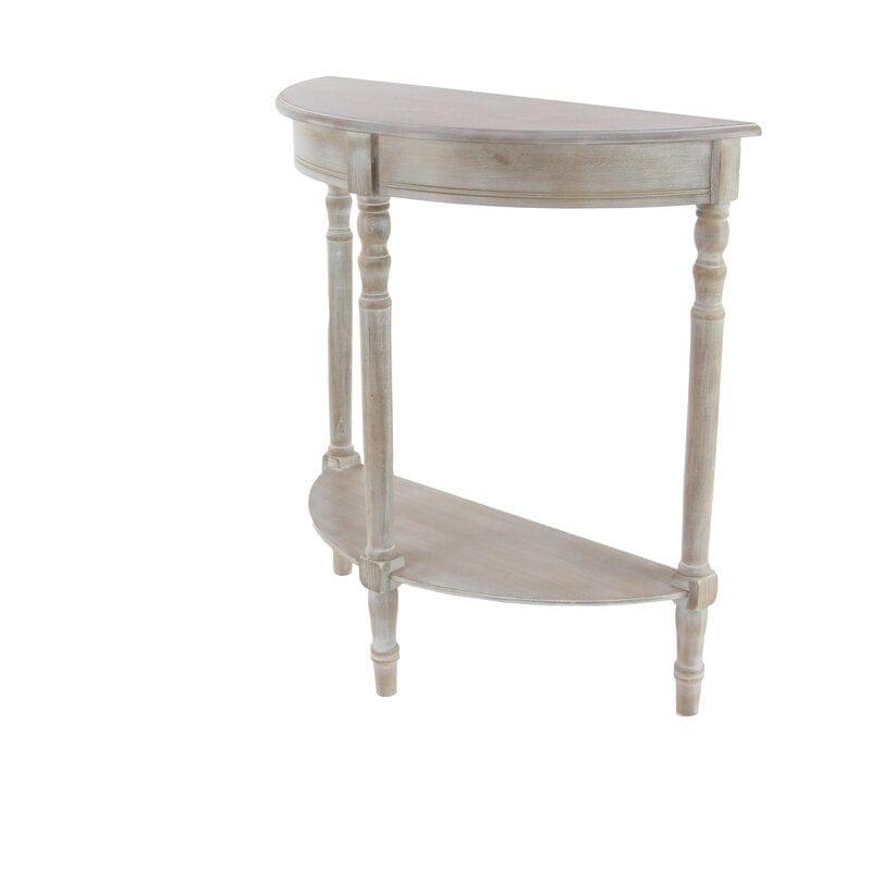 Half Moon shape Wooden Console Table - Ouch Cart