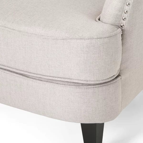 Michaelson Wide Tufted Armchair and Ottoman