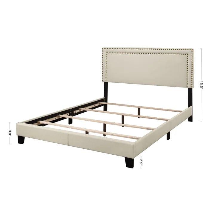 Misael Tufted Low Profile Standard Bed - Ouch Cart