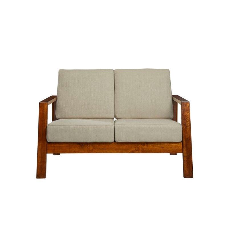 Square Arm Loveseat with Reversible Cushions - Ouch Cart