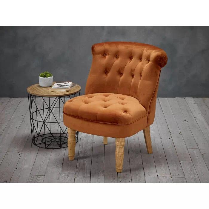 Nayeli Wide Tufted Cocktail Chair - Ouch Cart