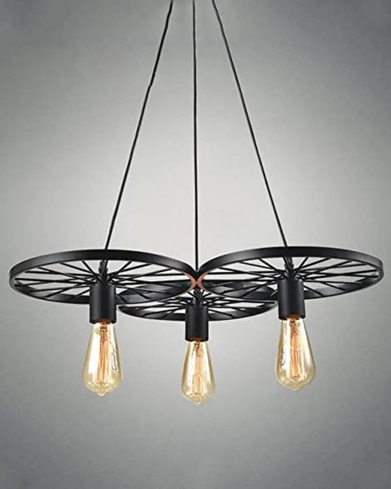Retro Decorative Wheel Hanging Vintage Industrial Pendants - Ouch Cart
