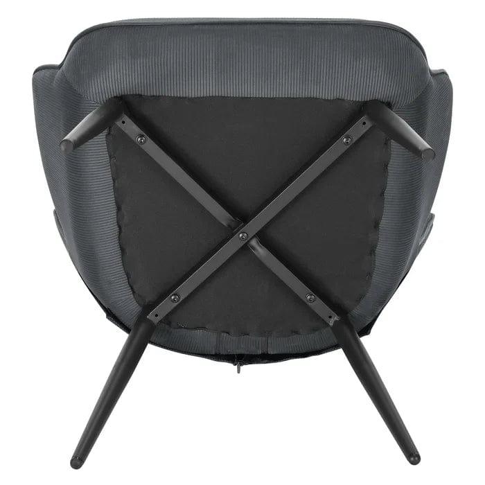 Penzance wing chair with footstool - Ouch Cart