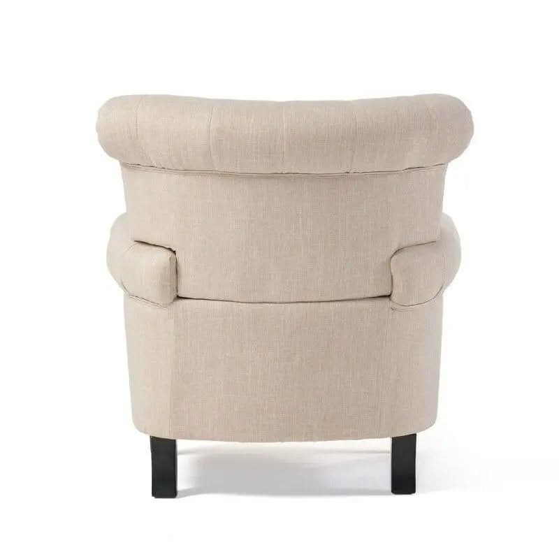 Wide Tufted Armchair Full Back Lounge Chair for Living Room/Home/Offices - Ouch Cart