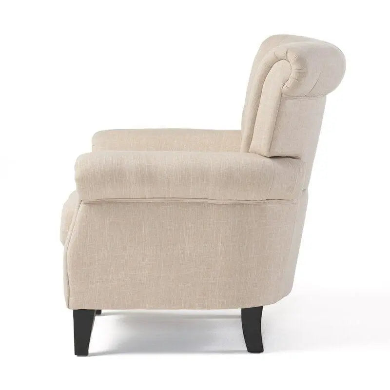 Wide Tufted Armchair Full Back Lounge Chair for Living Room/Home/Offices - Ouch Cart