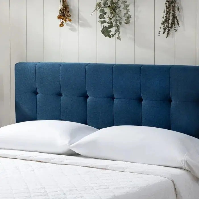 Peters Tufted Upholstered Low Profile Platform Bed - Ouch Cart
