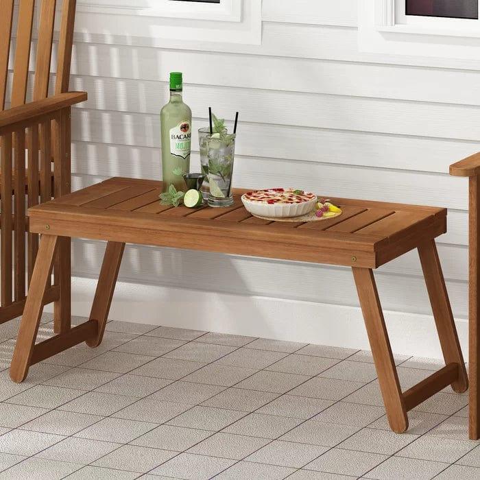 Phelan Folding Wooden Coffee Table - Ouch Cart