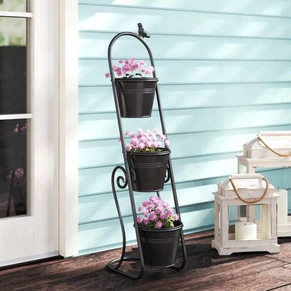 Plant Stand: Free Form Multi-Tiered Plant Stand - Ouch Cart