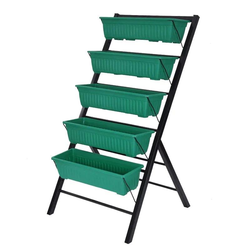 Plant Stand: Metal Free Form Multi-Tiered Plant Stand - Ouch Cart