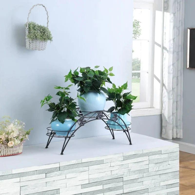 Plant Stand: Modern Round Multi-Tiered Plant Stand - Ouch Cart