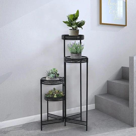 Plant Stand: Multi-Tiered Free Form Plant Stand - Ouch Cart