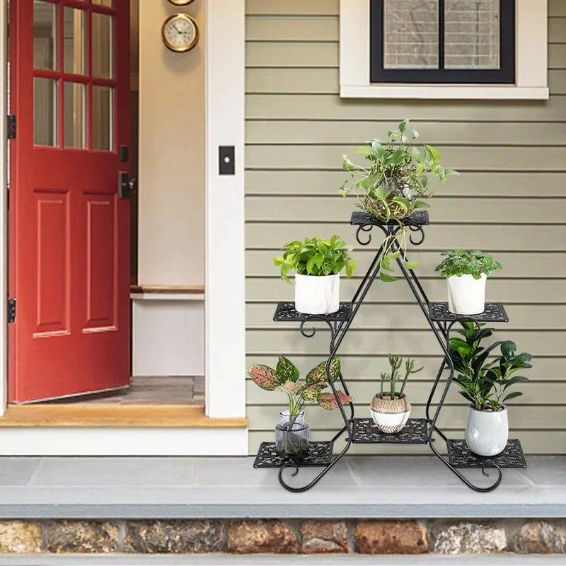 Plant Stand: Pentagonal 3 layer Plant Stand - Ouch Cart